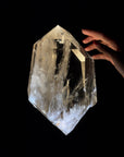 C4 | Double Terminated Citrine Point on Lighted Custom Stand